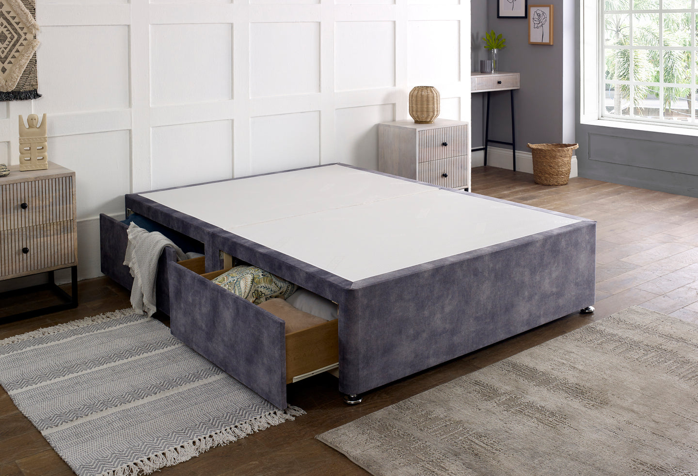 Marshmallow Reinforced Heavy Duty Divan Bed Base